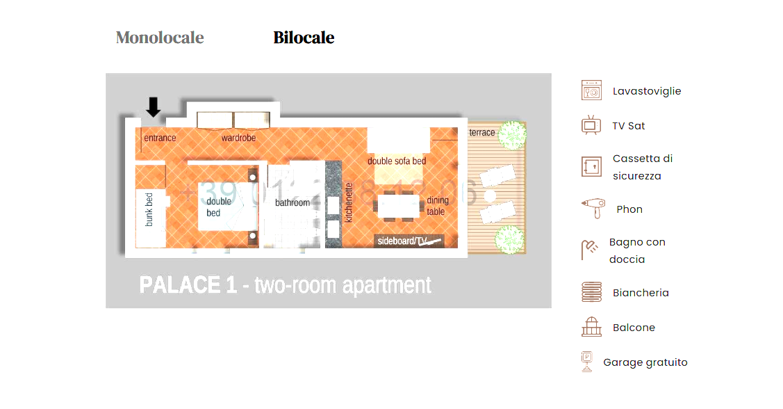 Bilocale — Palace 1