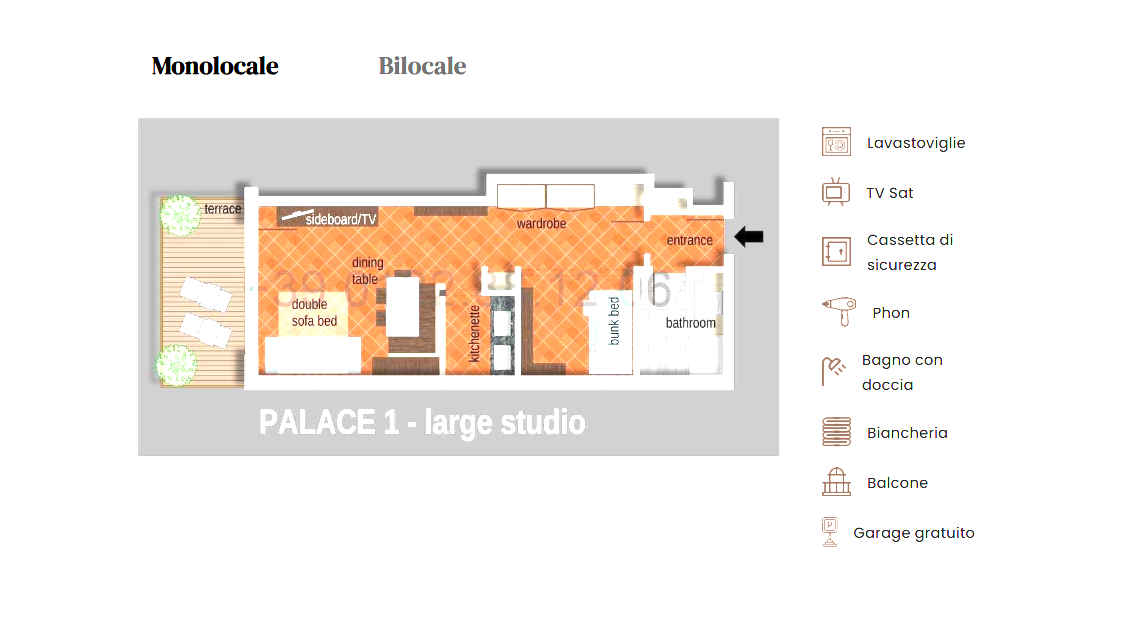 Monolocale — Palace 1